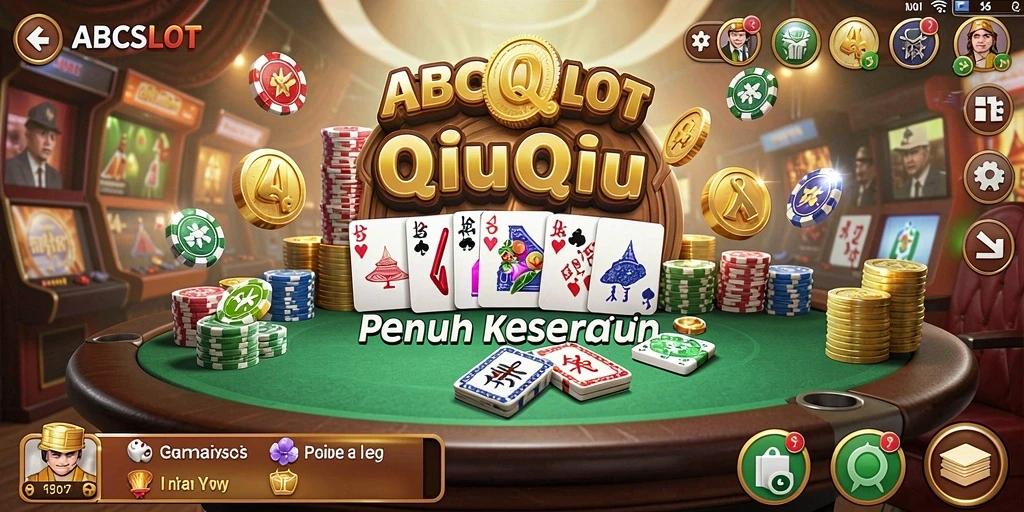 Tampilan menakjubkan dari gameplay ABCSLOT QiuQiu.