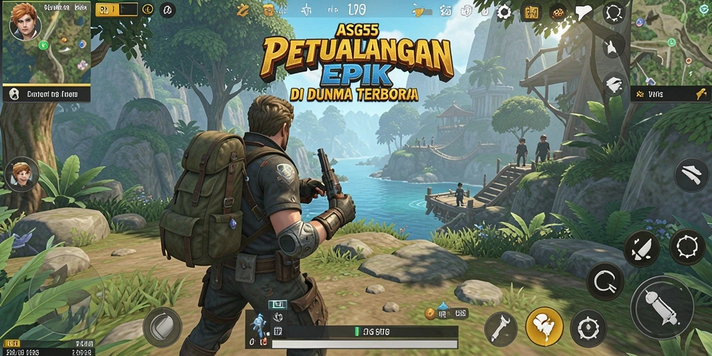 Tampilan gameplay ASG55 yang mengasyikkan dalam petualangan epik.