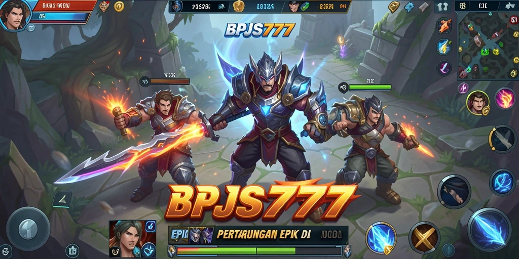 Screenshot gameplay <strong>BPJS777</strong> menampilkan aksi pertempuran yang intens.