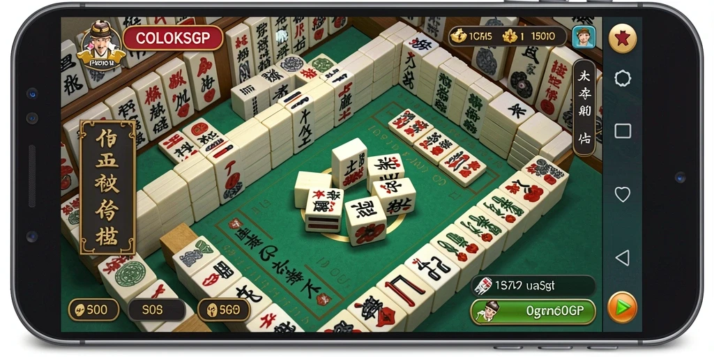 Screenshot gameplay seru dari permainan Mahjong COLOKSGP.