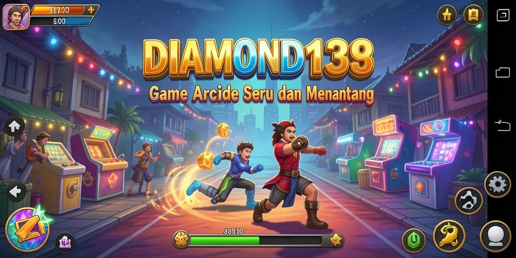 Tampilan gameplay seru dan penuh warna DIAMOND138.