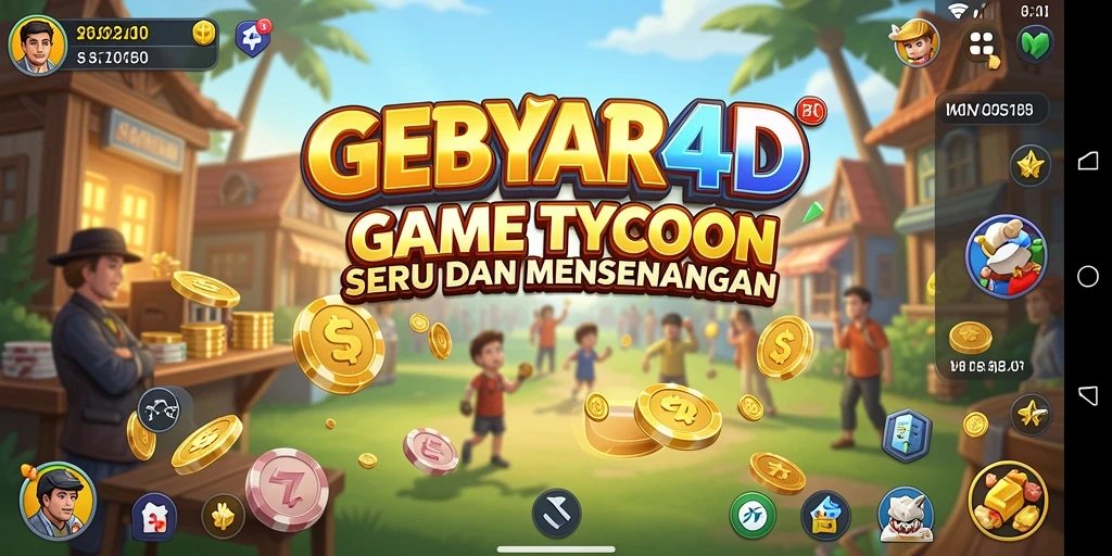 Tampilan gameplay GEBYAR4D yang menarik dan interaktif.