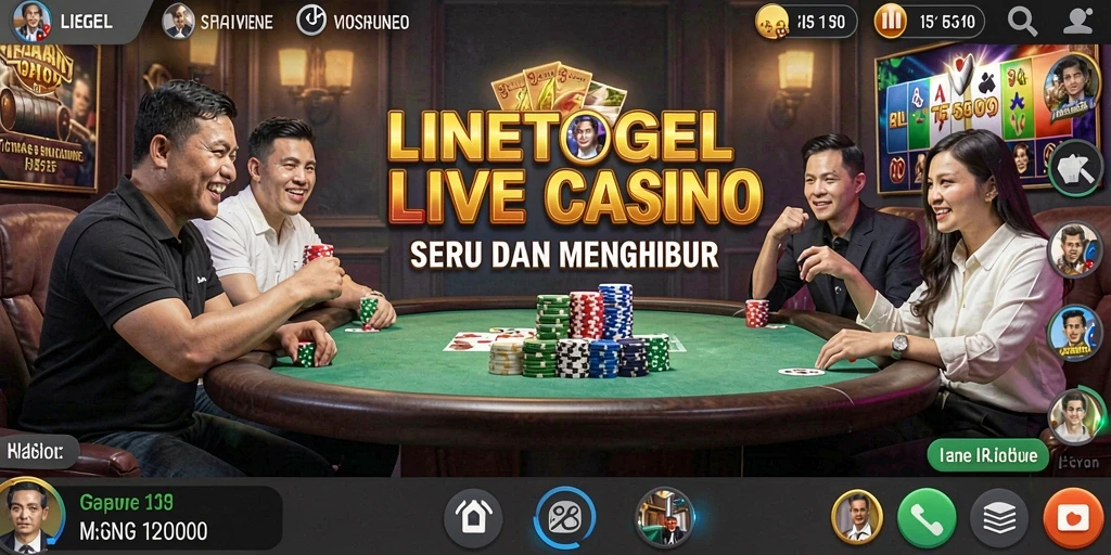 Tampilan gameplay Live Casino yang interaktif dan mengasyikkan.