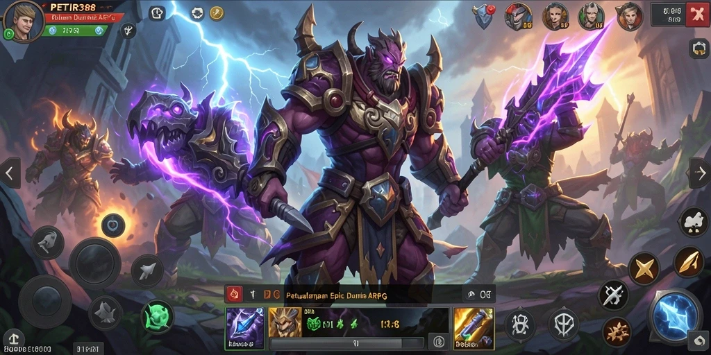 Tampilan menarik dari gameplay ARPG yang mendebarkan.