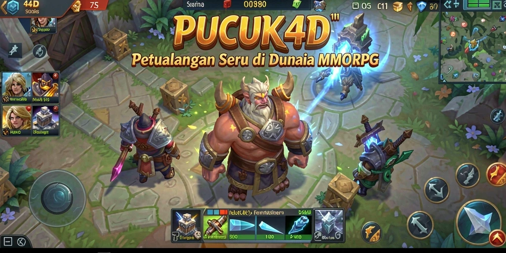 Tampilan gameplay PUCUK4D yang menampilkan aksi seru dan petualangan mendebarkan.