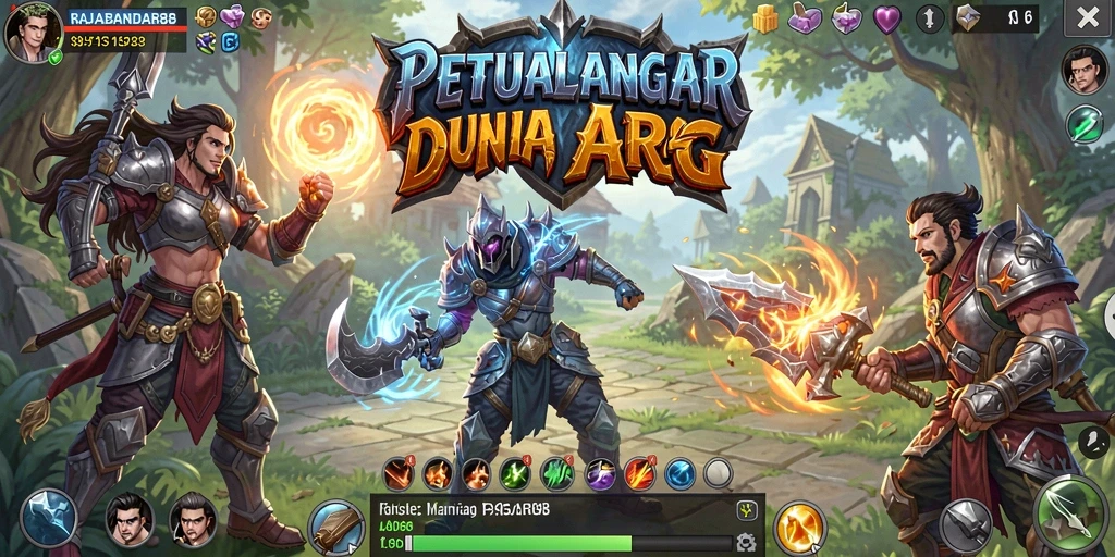 Tampilan gameplay seru dan menakjubkan dari RAJABANDAR88.
