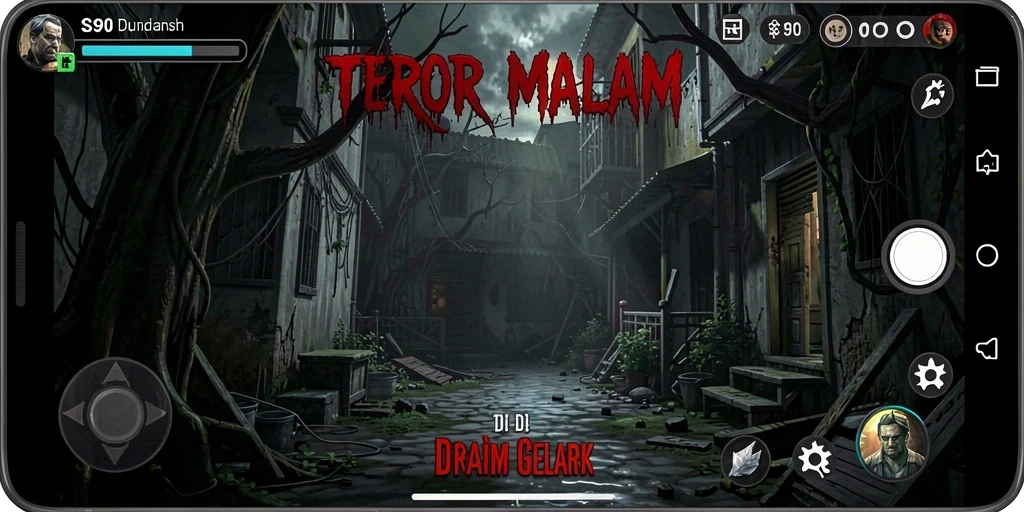 Gameplay S80 yang menyeramkan dengan efek suara yang menegangkan.