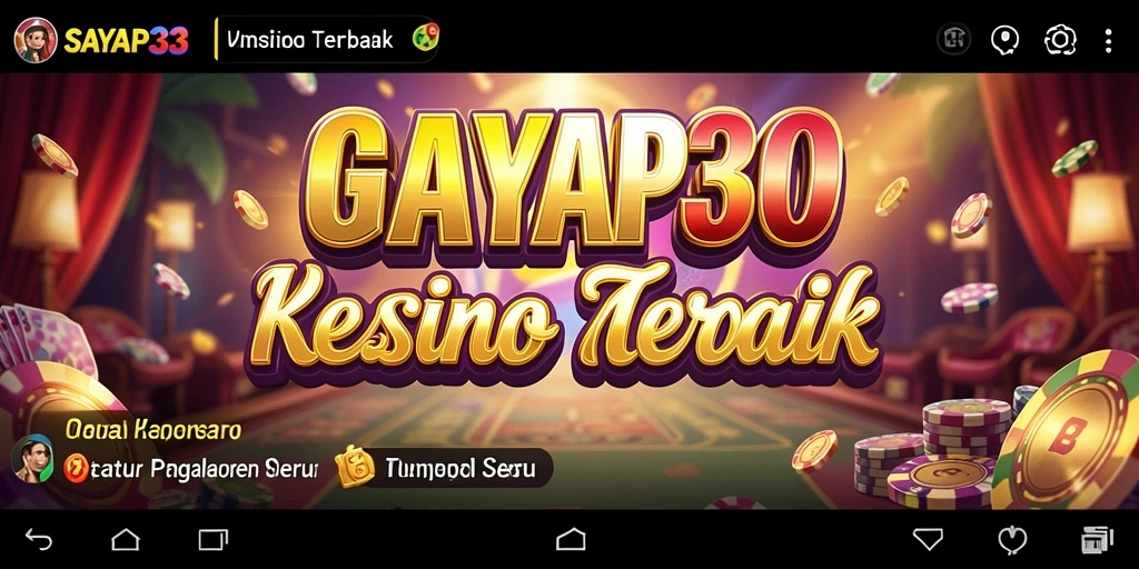 Screenshot gameplay Kasino yang memukau dari SAYAP33.