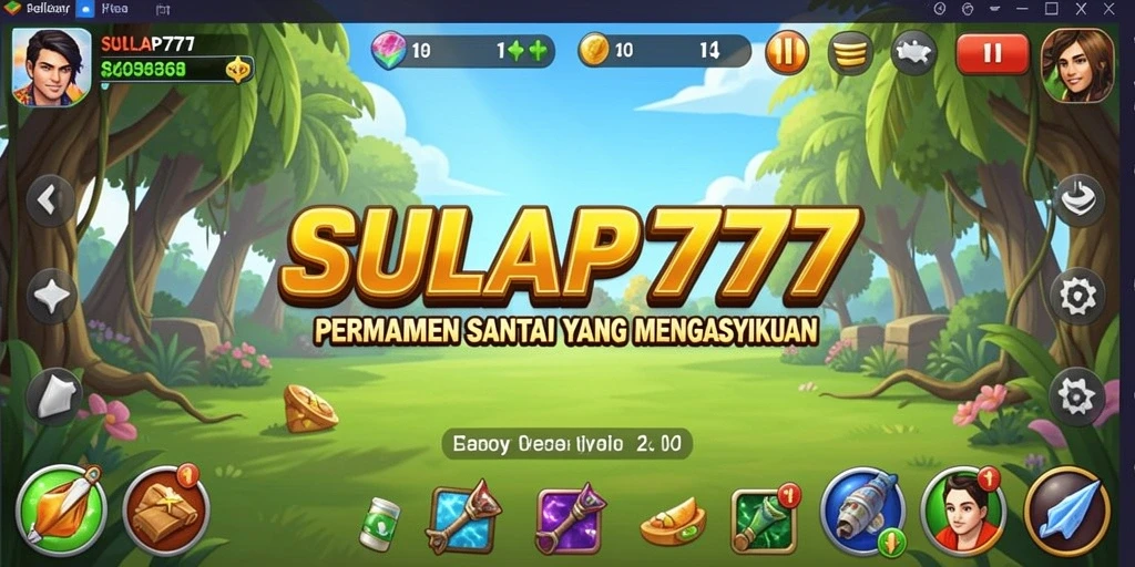Tampilan gameplay SULAP777 yang menyenangkan dan penuh warna.