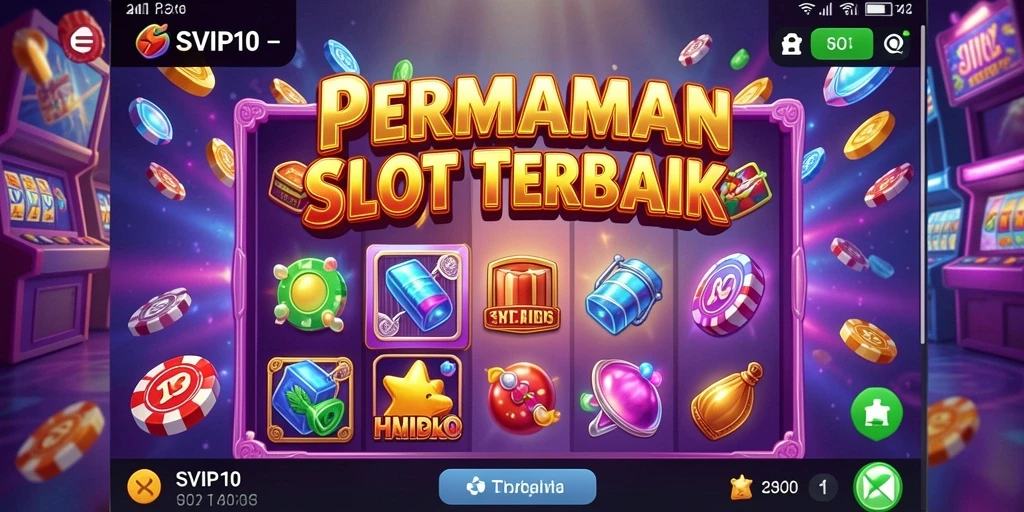 Screenshot SVIP10 menampilkan pengalaman bermain Slot yang mendebarkan.