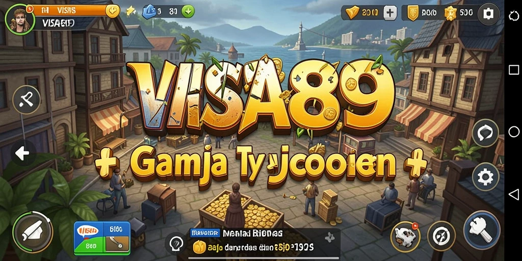 Tampilan gameplay <strong>VISA89</strong> yang memukau dan realistis dalam membangun bisnis.